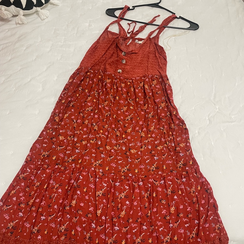 Boho Jolt Size Medium Full length festival dress